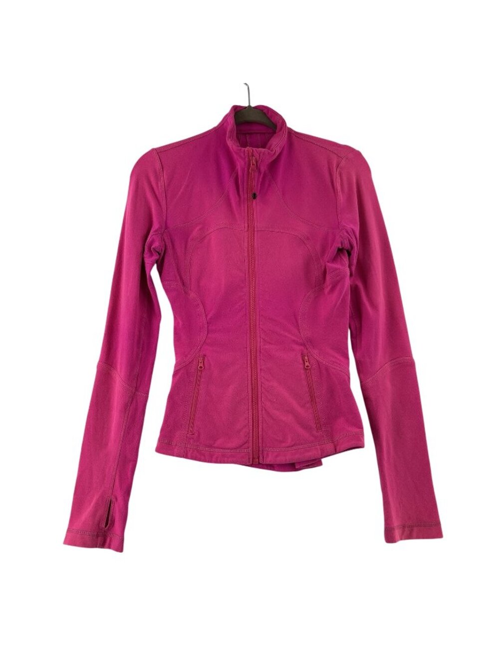 Lululemon Define Jacket Women’s Size 4 Vibrant Pink Full Zip Activewear